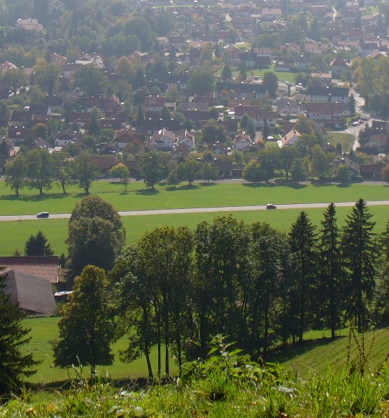 Blick aufs Dorf