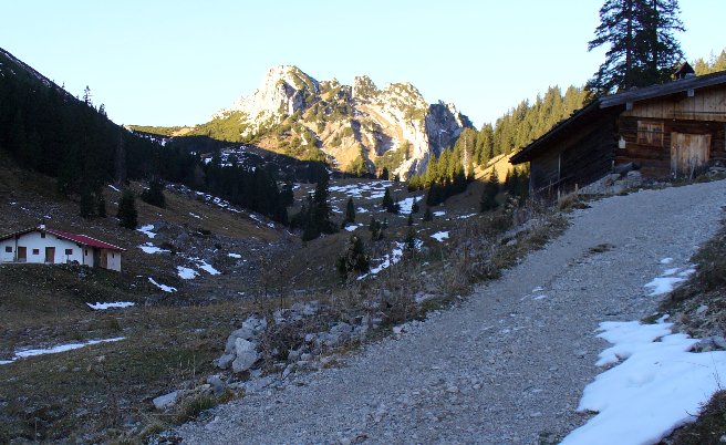 Soin Alm im Aufstieg